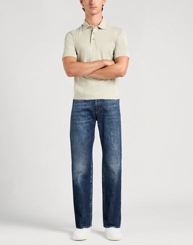 Man Jeans Blue Size 33 Cotton, Pre