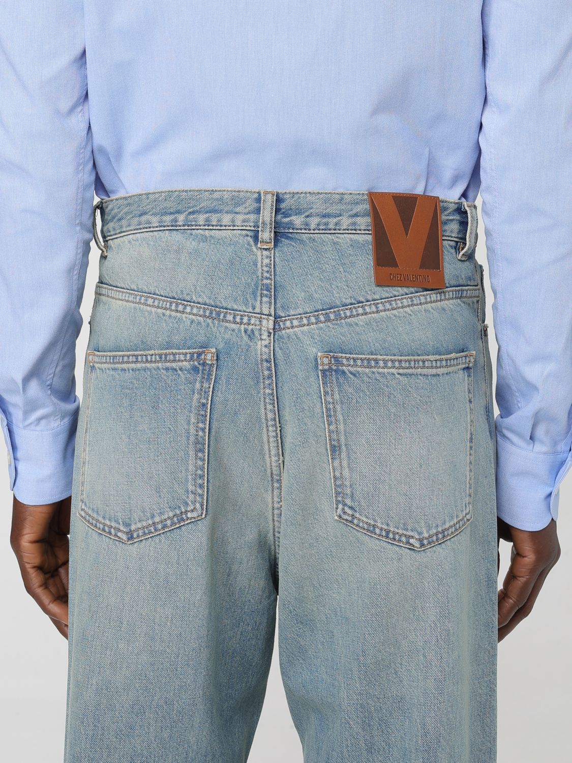 Jeans VALENTINO Men color Denim