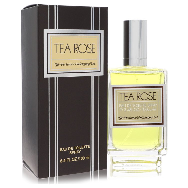 2pcs Combo Tea Rose by Eau De Toilette Spray 3.4 oz for Women