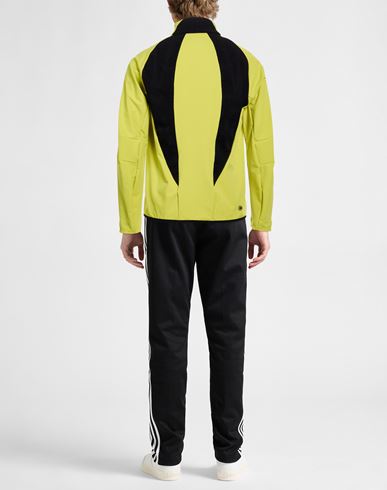 Man Jacket Lime green Size 40 Polyester, Polyamide, Elastane