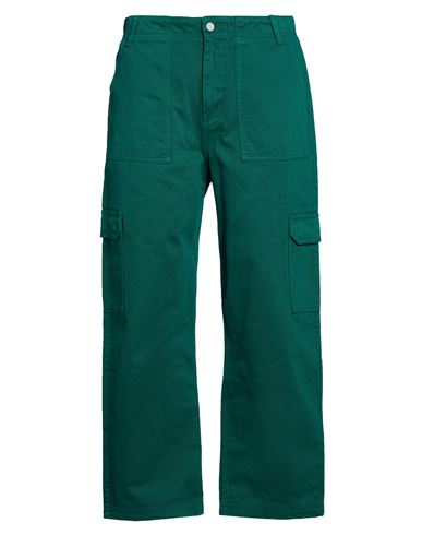 Man Pants Green Size 32 Cotton