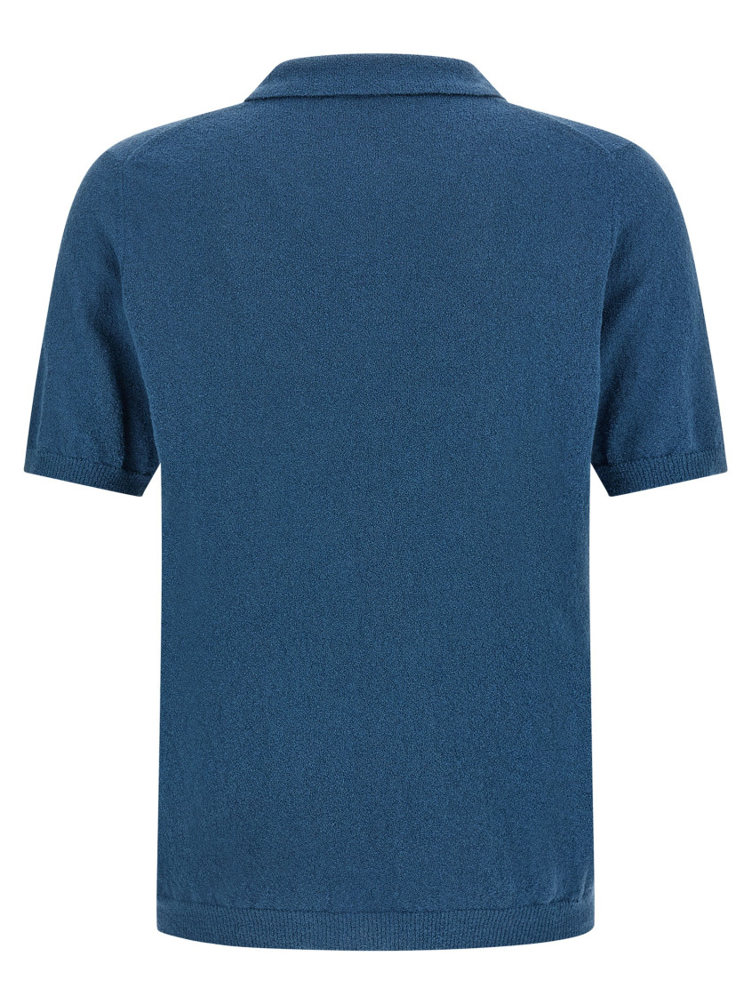 Spongy Effect Polo Shirt