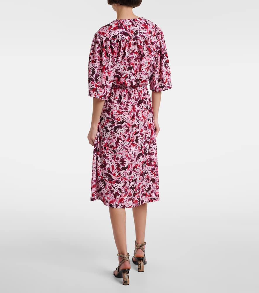 Printed midi dress