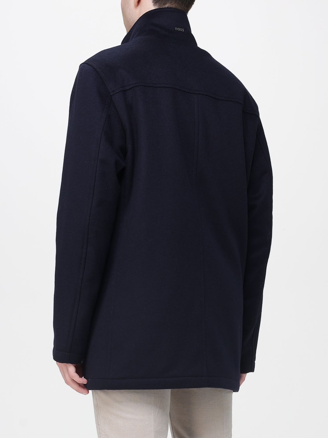 Trench Coat Men color Blue