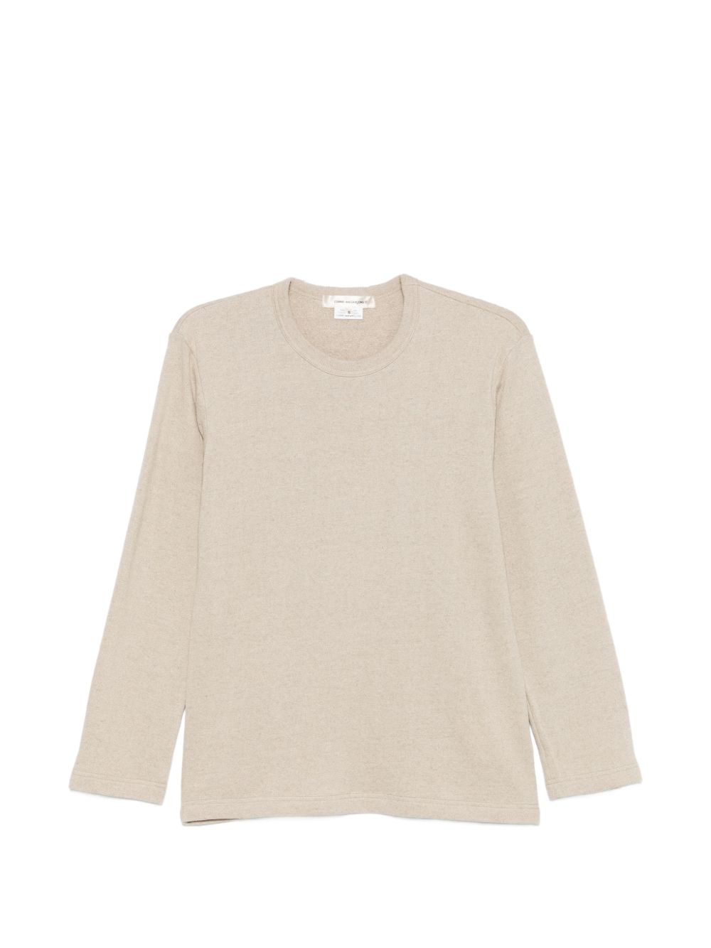 Linen-Cotton Blend T-Shirt — Beige