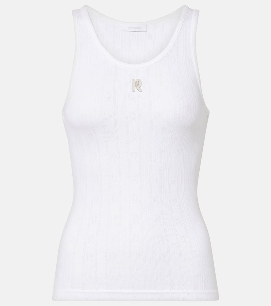 Semi-sheer cotton T-shirt