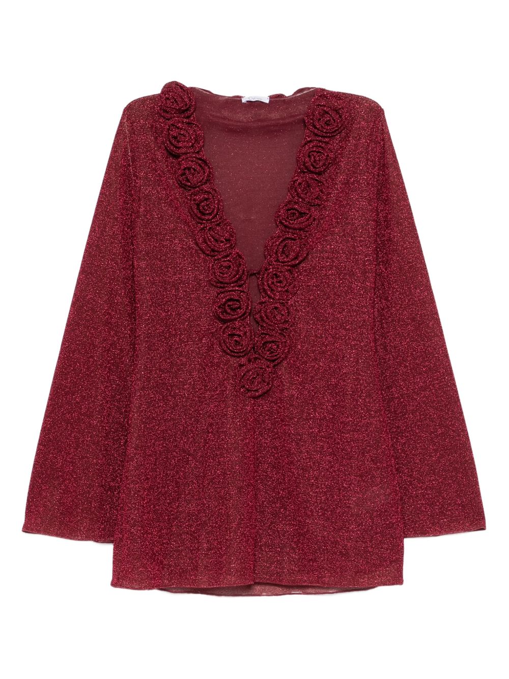 Lumière Rose mini dress - Red