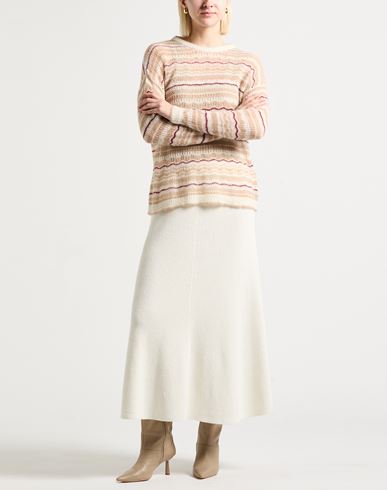 Woman Sweater Camel Size L Alpaca wool, Polyamide, Virgin Wool