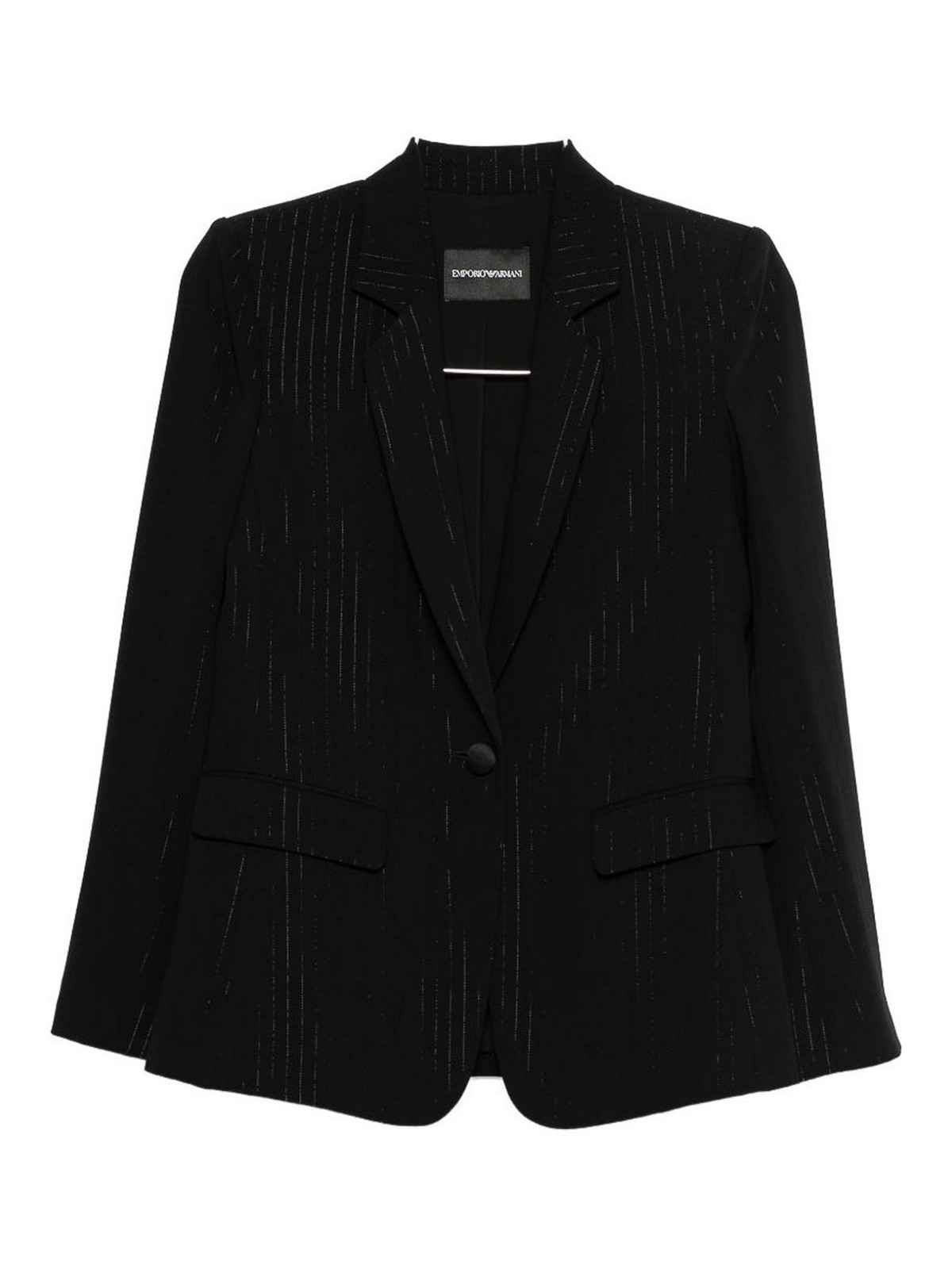 Pinstripe Single-breasted Blazer Jacket