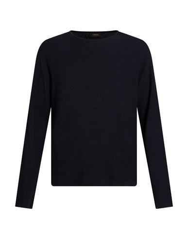 Man Sweater Midnight blue Size L Cotton