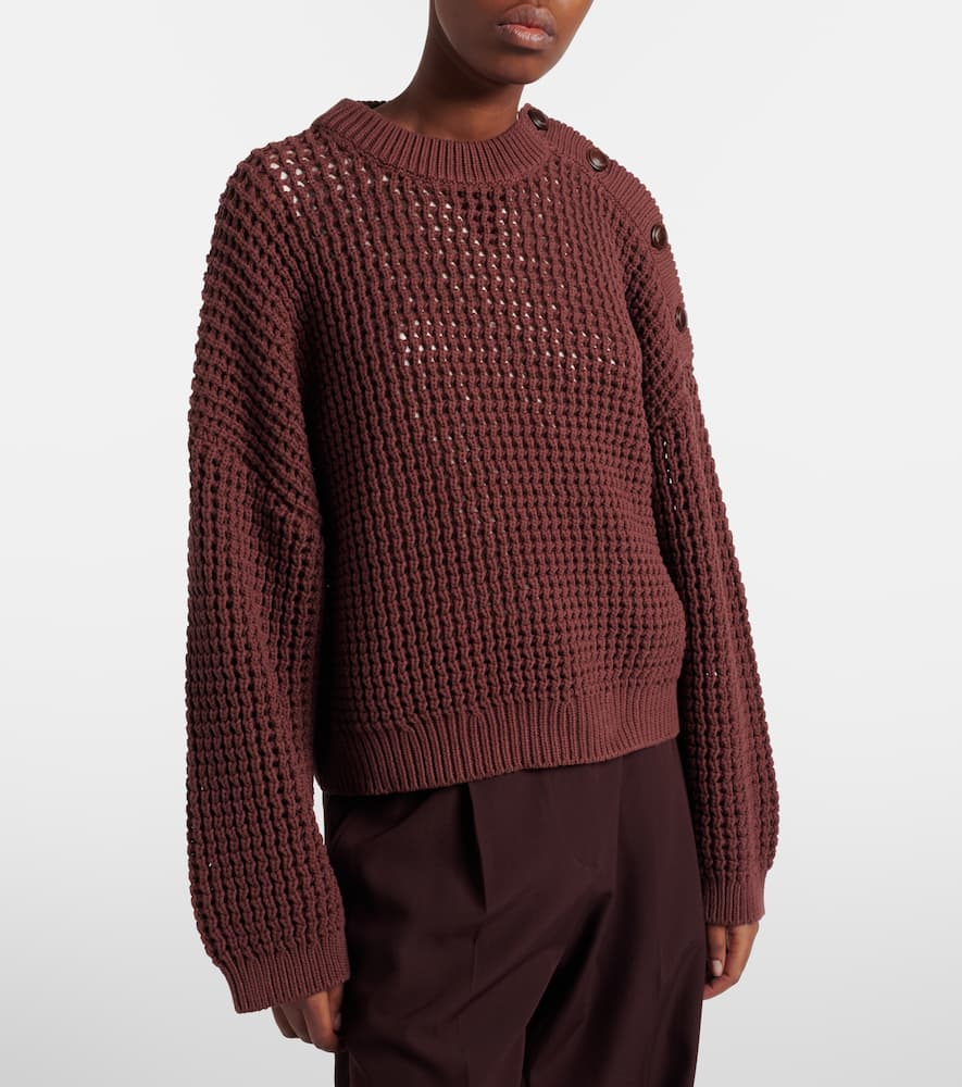 Cotton-blend sweater