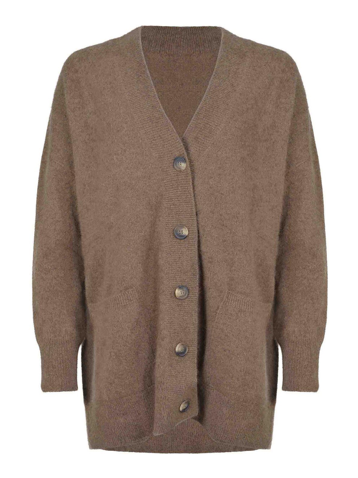 Vanis Cardigan Made Of Raccoon Fur