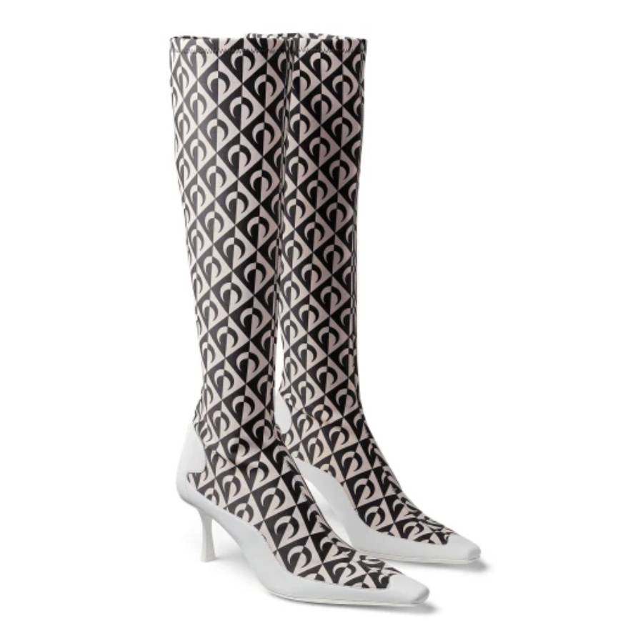 Womens Jcxms Marine Serre Sock Calf Boots