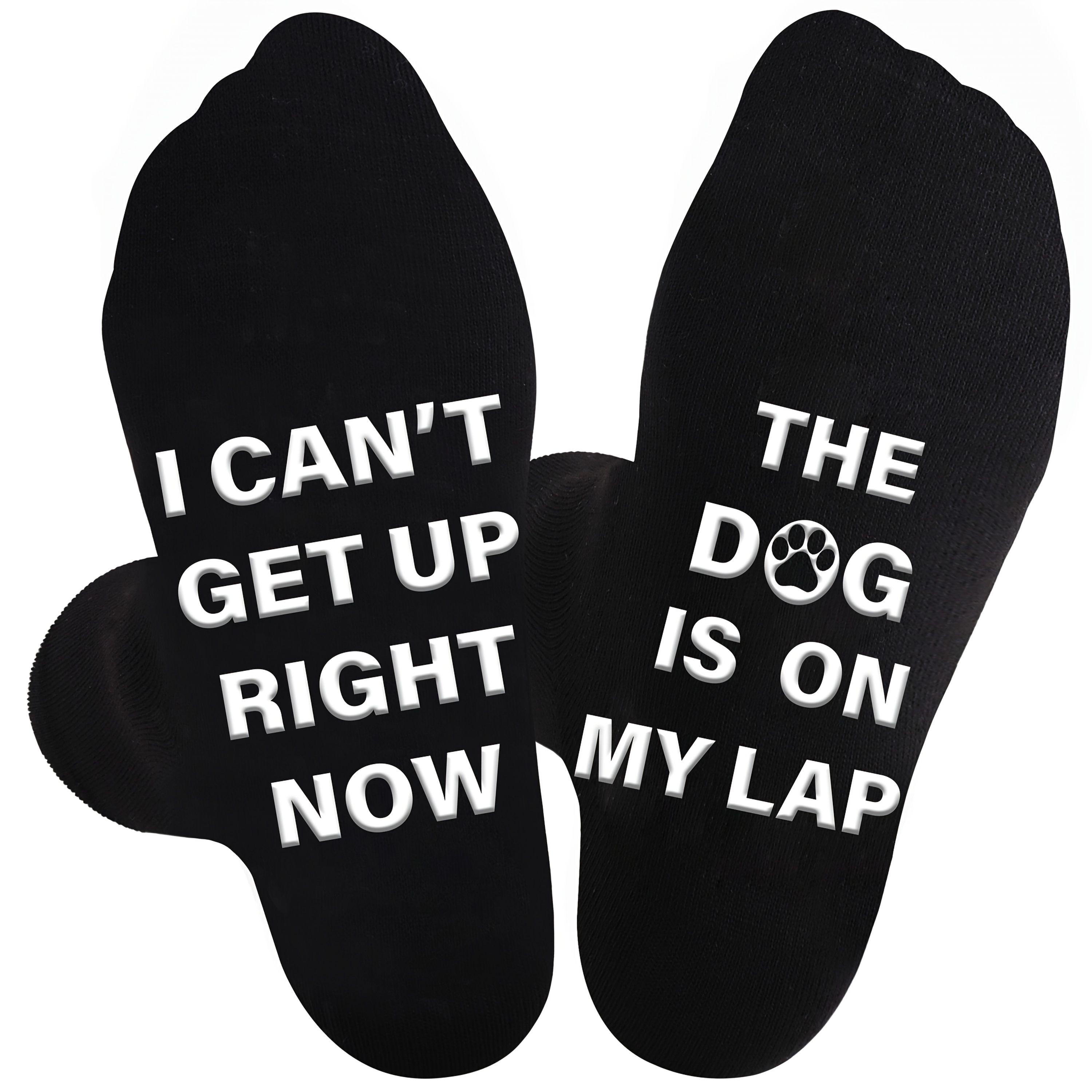 TEMU 1 Pair Of "dogs On My Legs, I " Dog Socks. A Gift For Dog Dad For Father's Day. Creative Gifts For Men. Fun Socks For Dog Owners. Non-slip Sock
