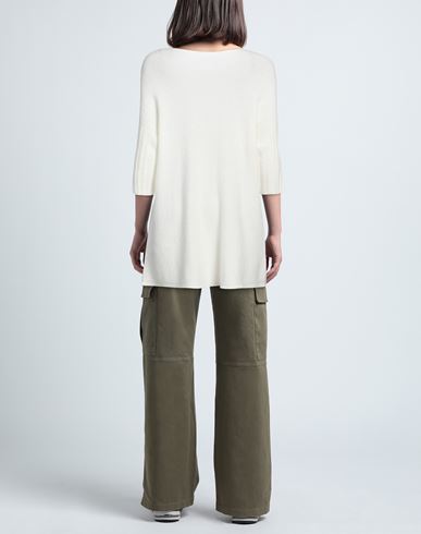 Sandro Ferrone Woman Sweater Off white Size M Acrylic, Polyamide, Wool, Elastane