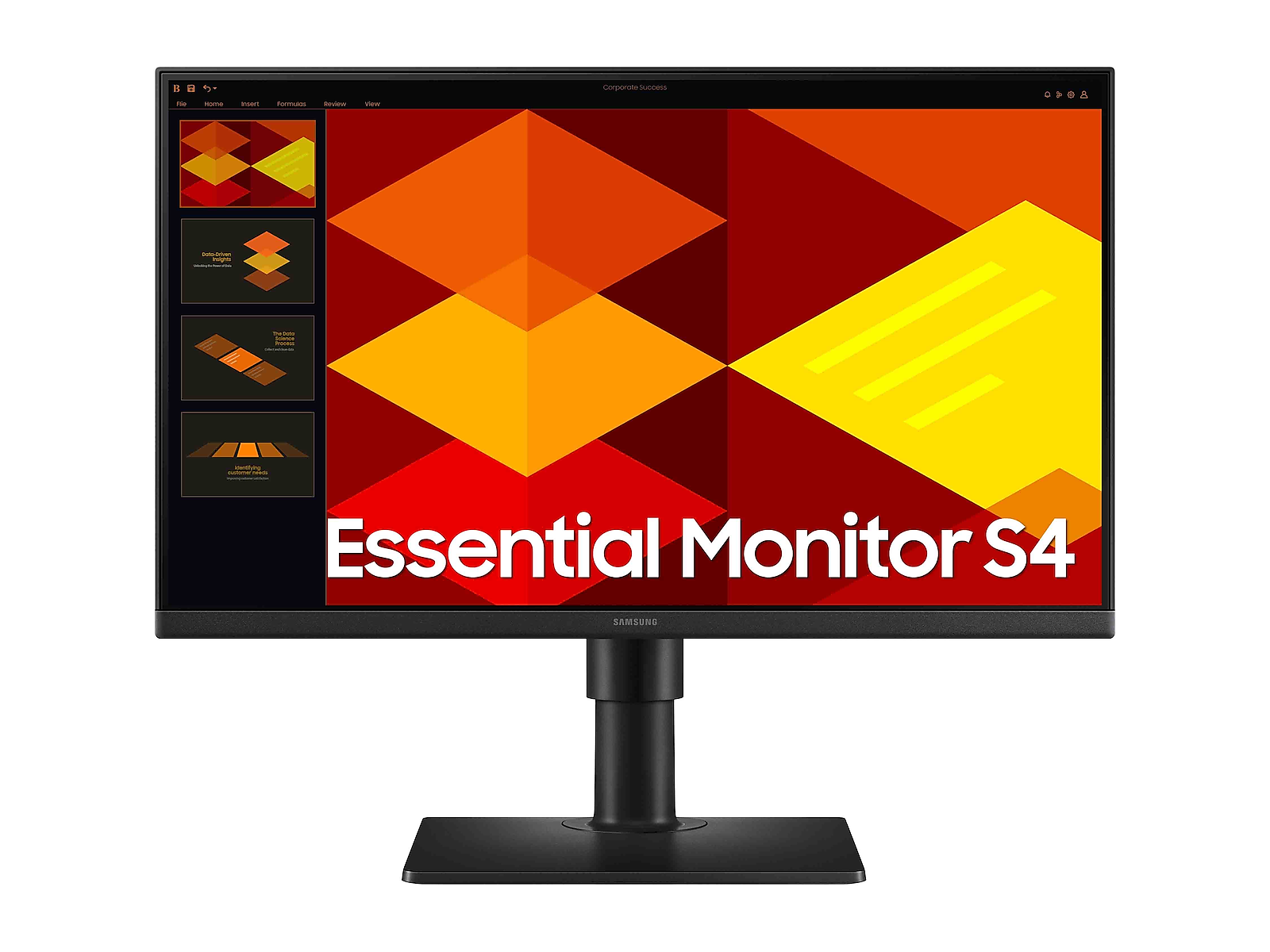 22" (S40GD) Borderless Business Monitor IPS Panel 100Hz HAS USB Hub EPEAT ENERGY STAR® Certified(LS22D402GANXGO)