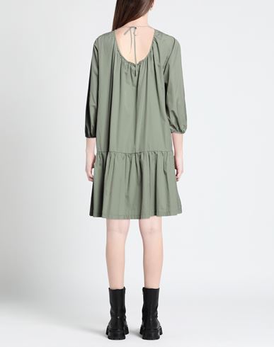 Woman Mini dress Sage green Size XXS Cotton