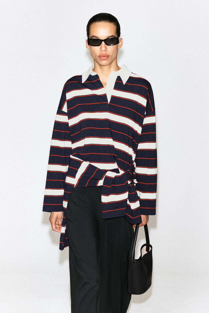 Striped Cotton Rugby Shirt