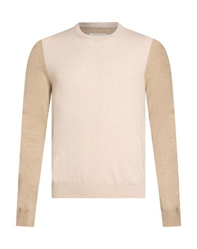 Man Sweater Beige Size L Wool