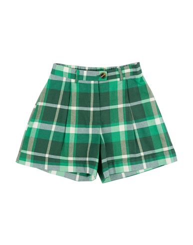 L:ú L:ú By Miss Grant Kid Girl Shorts & Bermuda Shorts Green Size 16 Cotton, Polyester, Elastane