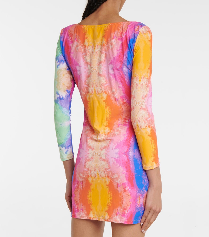 Exclusive to Mytheresa - Duke printed cutout minidress
