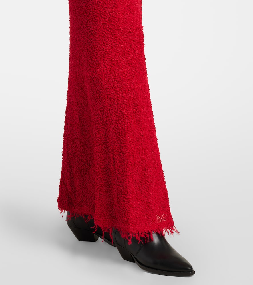 Ormany jersey bouclé maxi dress
