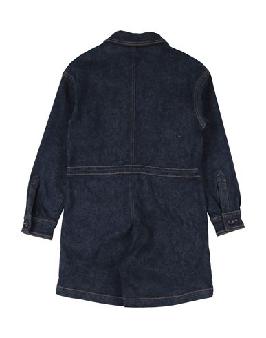 Kid Girl Playsuit Blue Size 14 Cotton, Elastomultiester, Elastane