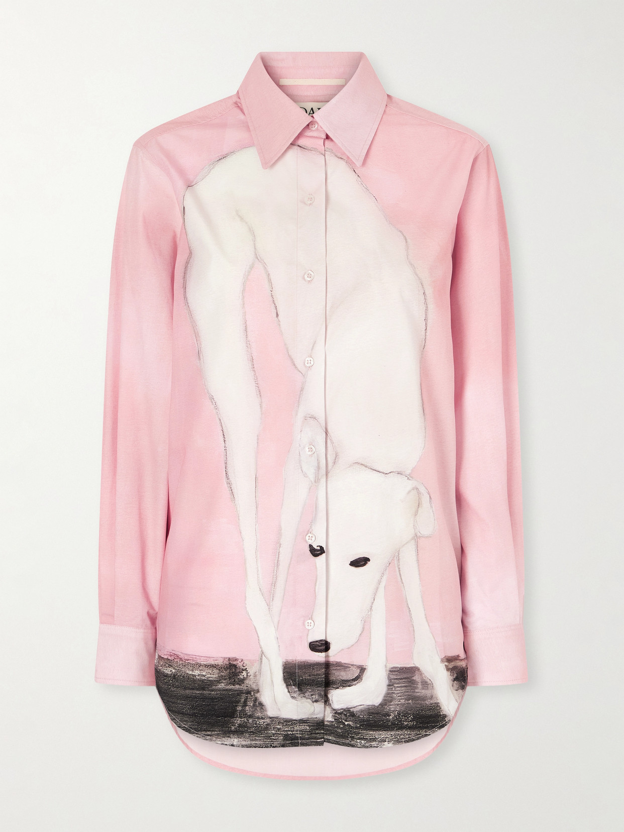 S. S. Daley - Lurcher Printed Cotton-poplin Shirt - Pink