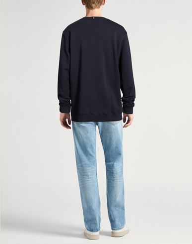 Man Sweatshirt Midnight blue Size XXL Cotton
