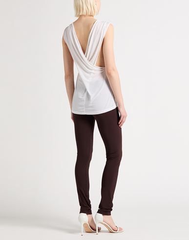 Collezione N_01 Woman Top White Size L Cupro, Elastane