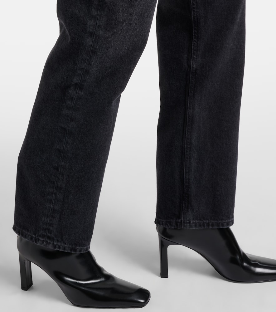 90's high-rise straight jeans