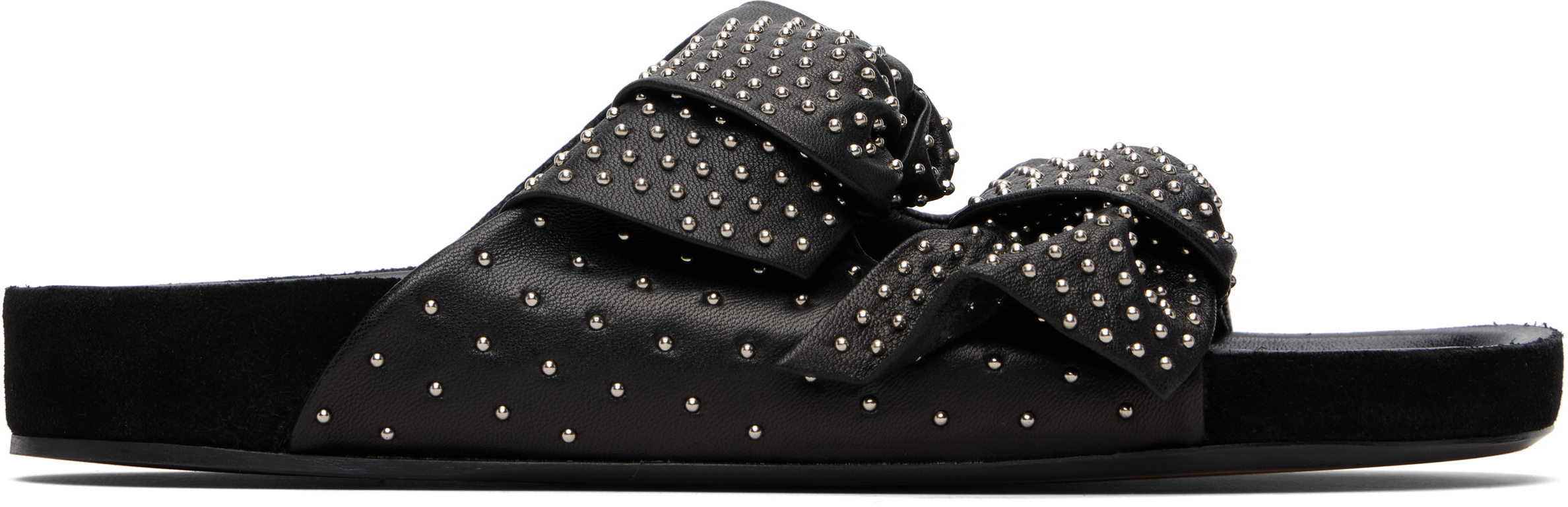 Black Lennyo Bow Sandals