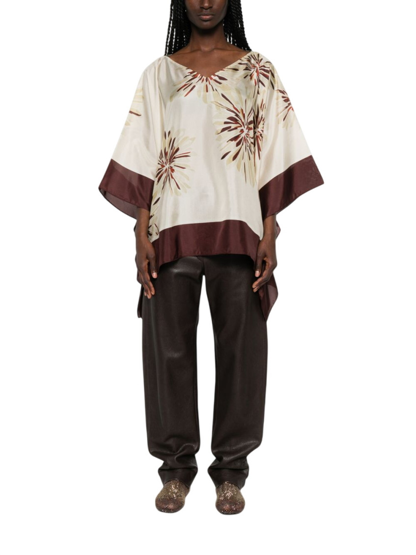 Printed Silk Blouse