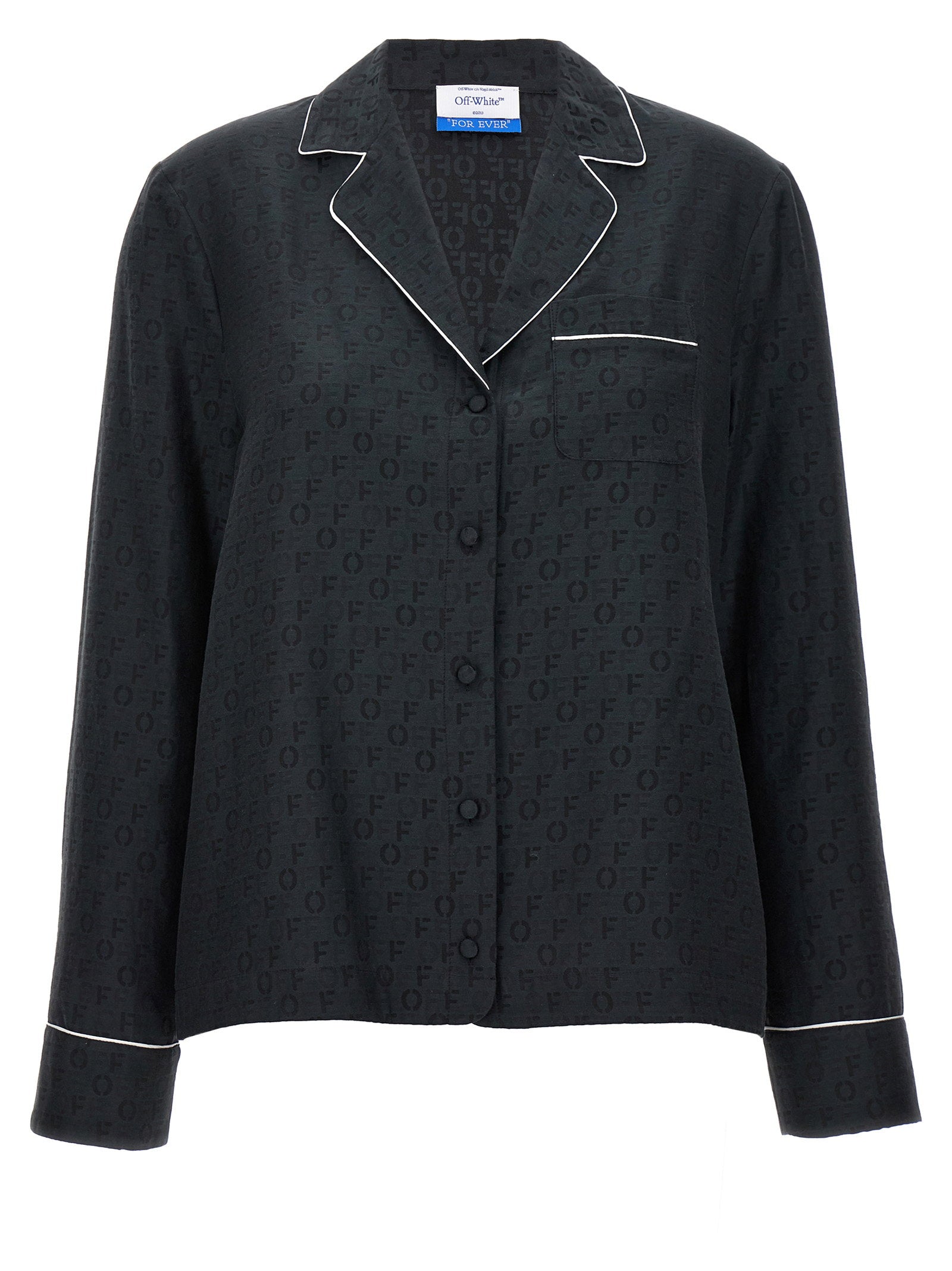 Off Jaquard Pajama Shirt