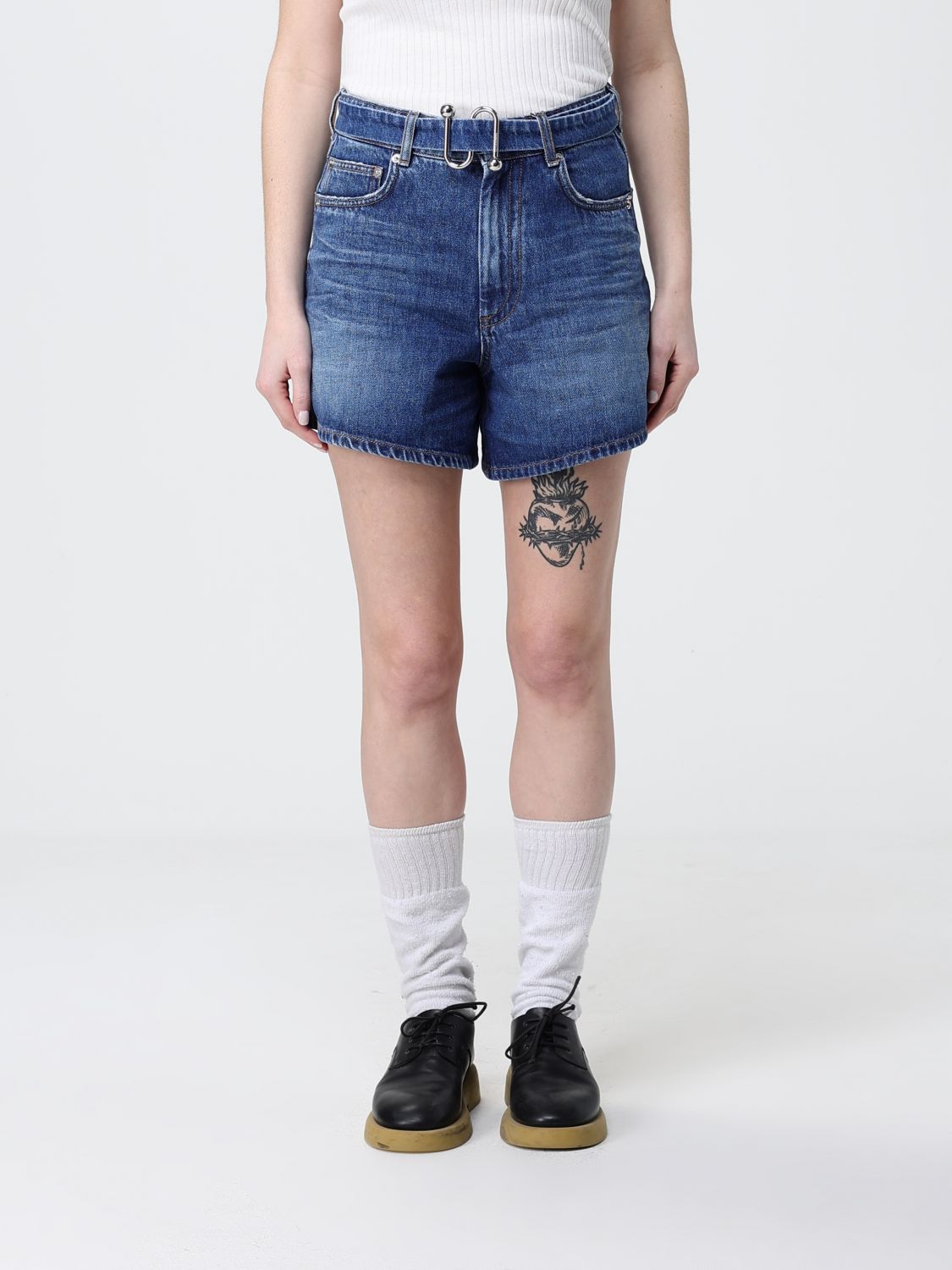 Pants Woman color Blue