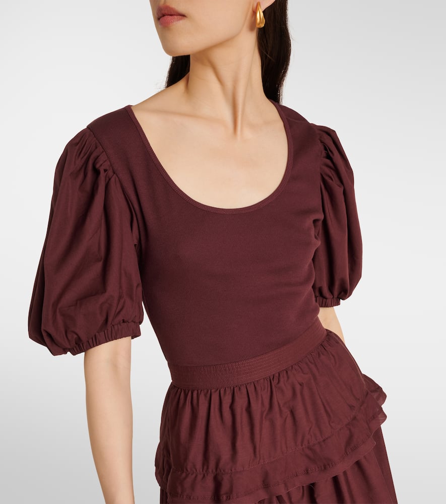 Tilda cotton-blend minidress