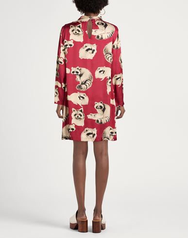 Woman Mini dress Brick Size 4 Viscose