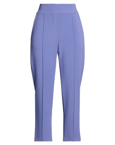 Même Road Woman Pants Purple Size 4 Polyester, Rayon, Elastane