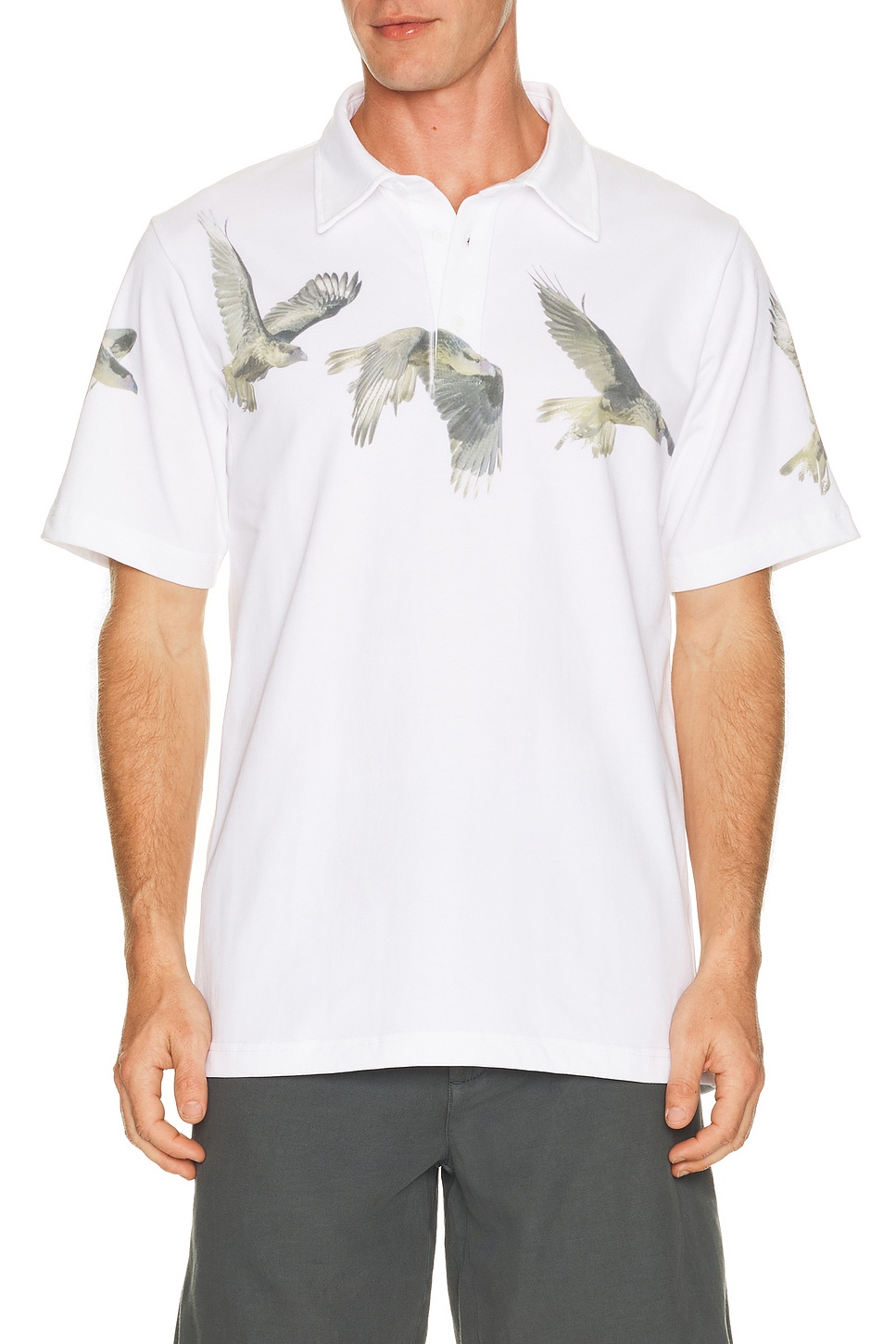 Students Golf Mapleton Short Sleeve Polo Shirt in White - White. L also in M, S, XL/1X