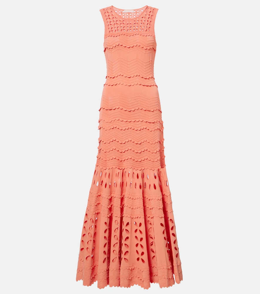 Lakshmi broderie anglaise maxi dress