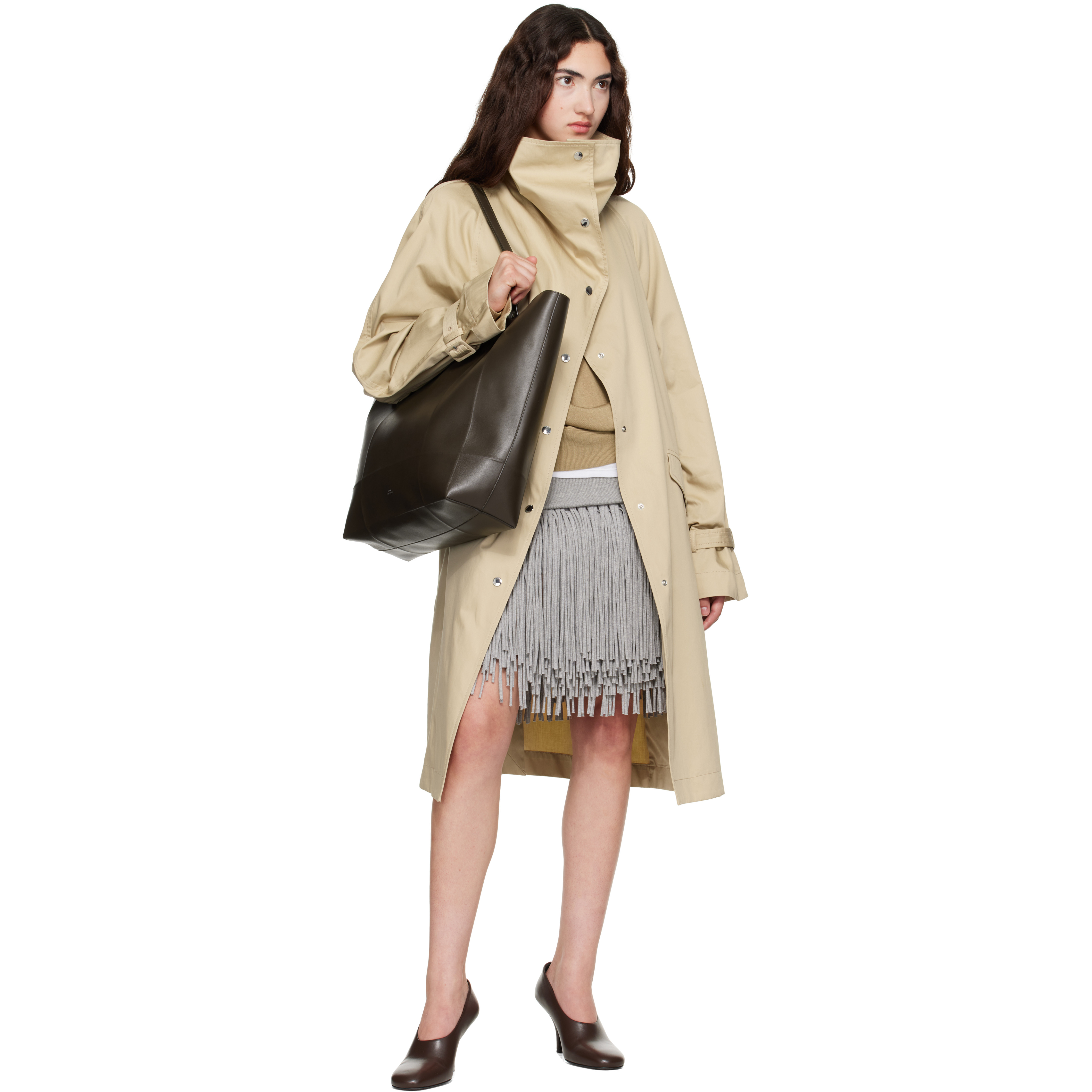 Brown Roam Leather Tote