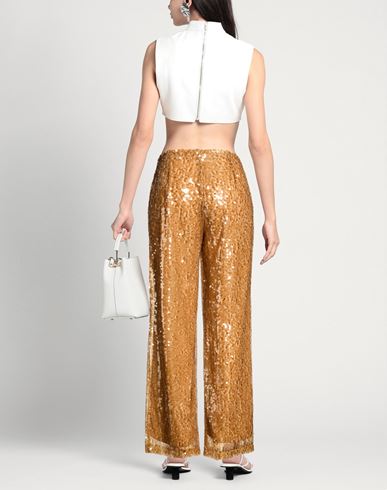 Woman Pants Camel Size 6 Polyester