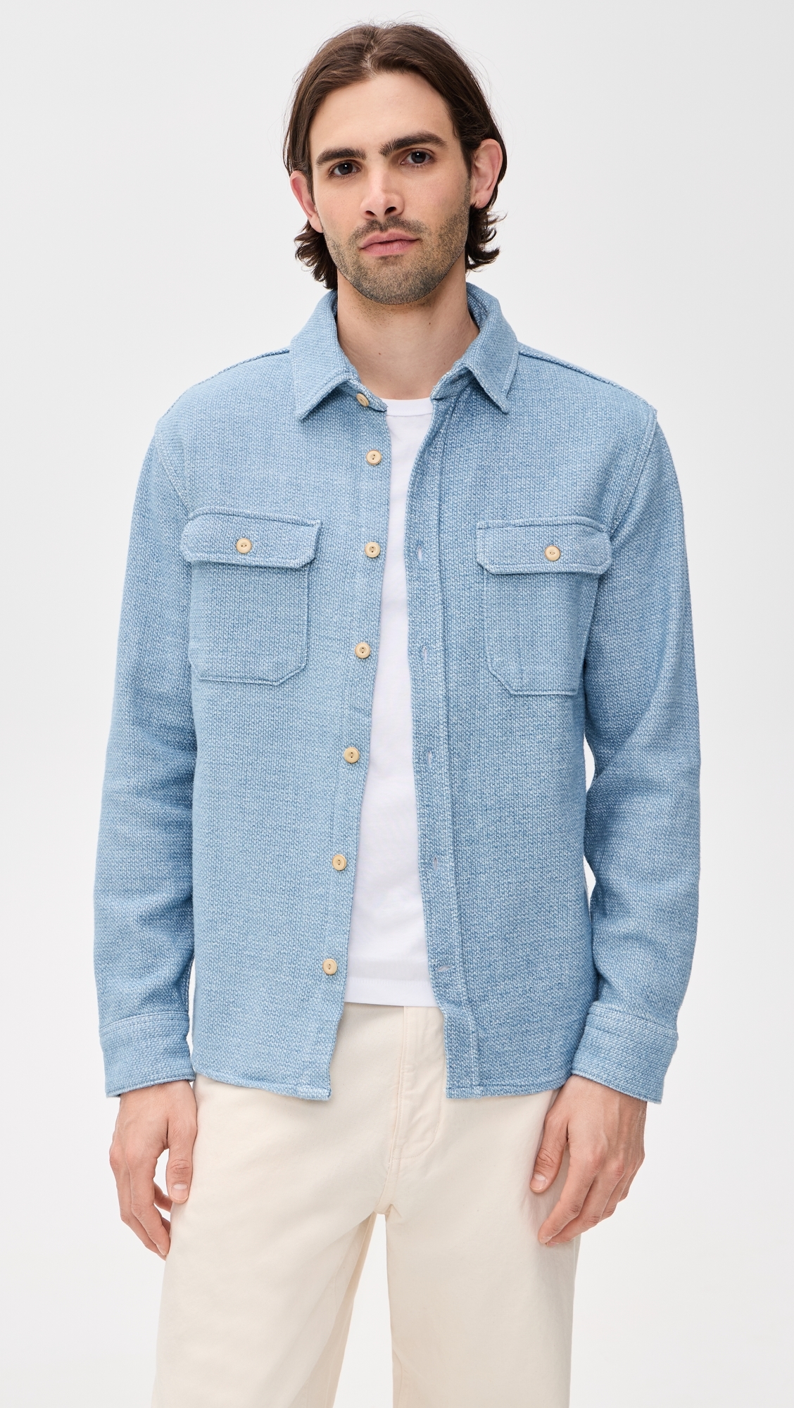 The Division Shirt Washed Indigo