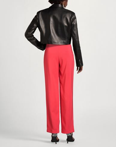 Woman Pants Red Size 4 Polyester, Elastane