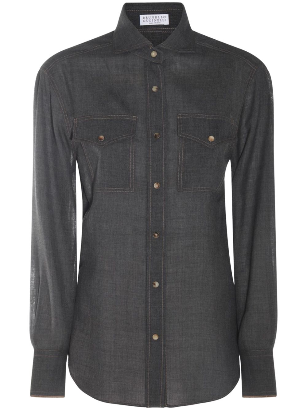 Grey Wool Shirt