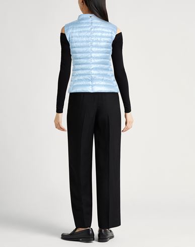 Woman Vest Sky blue Size 6 Polyamide
