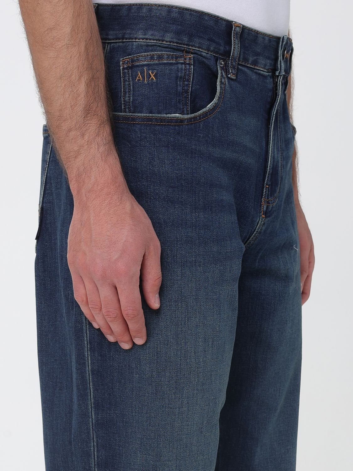 Jeans Men color Navy