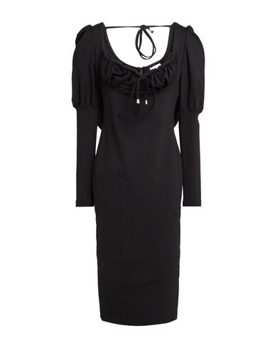 Woman Midi dress Black Size 4 Viscose, Polyamide, Elastane