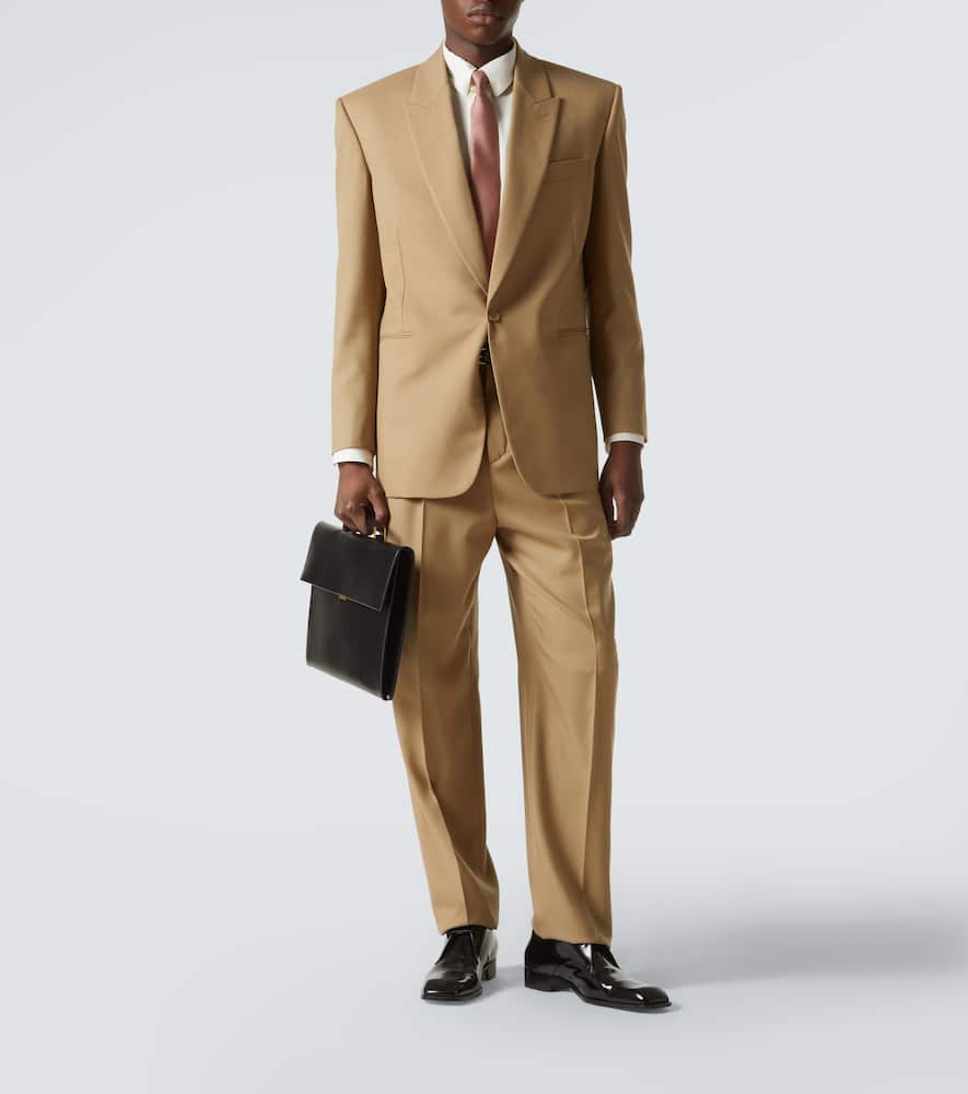 Leather briefcase