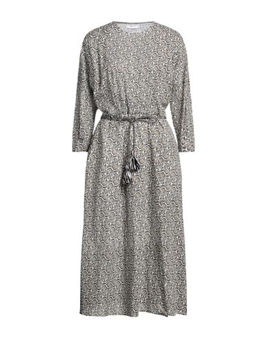 Woman Midi dress White Size 6 Cotton